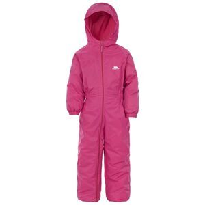 Trespass Little Kids Unisex Dripdrop Padded Waterproof Rain Suit / Gerbera